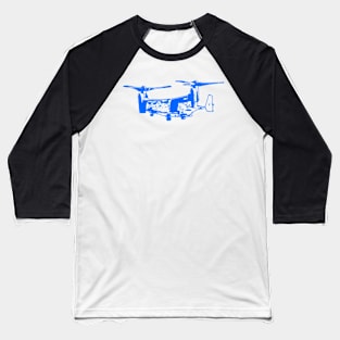 Bell Boeing V-22 Osprey - Blue Design Baseball T-Shirt